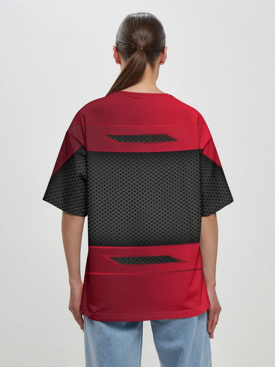 Женская футболка оверсайз / HONDA SPORT