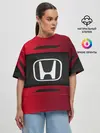 Женская футболка оверсайз / HONDA SPORT