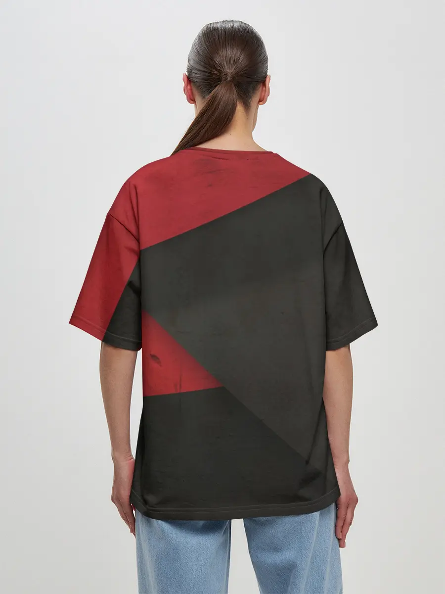 Женская футболка оверсайз / Ман олд 2