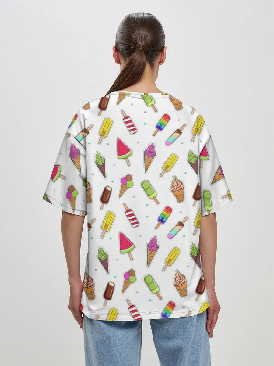 Женская футболка оверсайз / Летний MIX