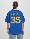 Женская футболка оверсайз / Kevin Durant форма GSW