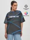 Женская футболка оверсайз / Detroit:become human