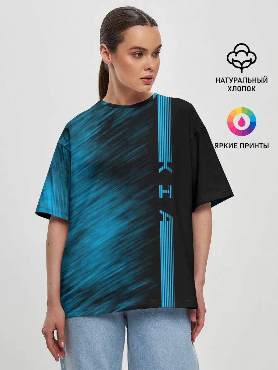 Женская футболка оверсайз / Kia