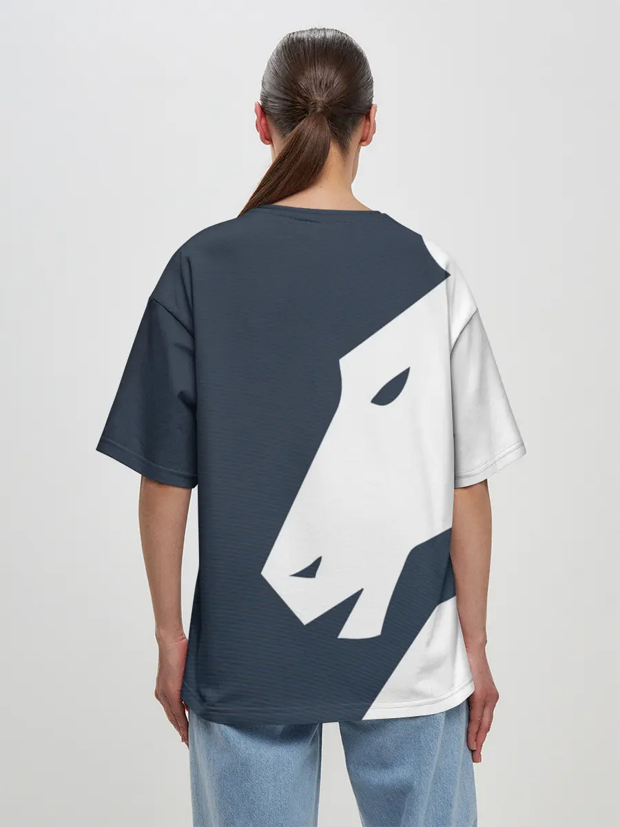 Женская футболка оверсайз / cs:go - Liquid team