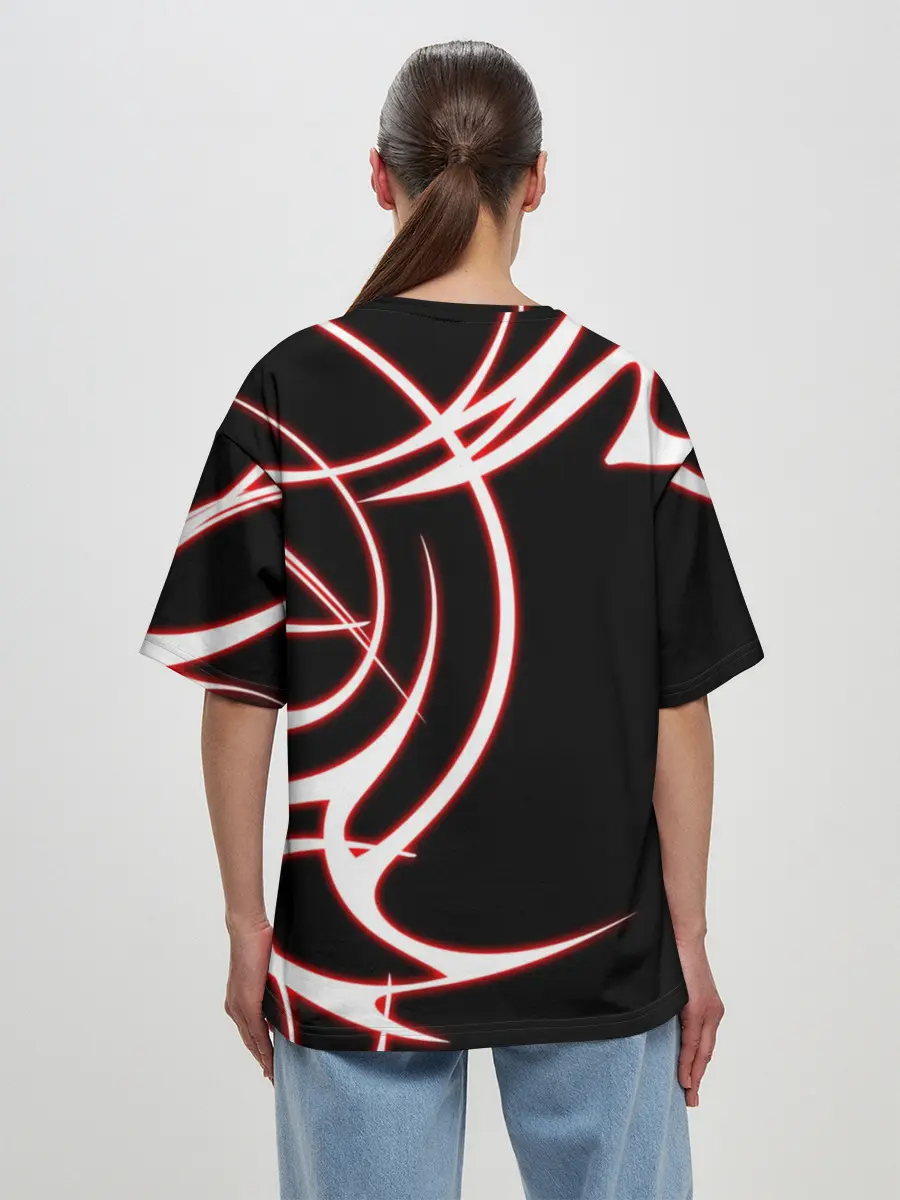 Женская футболка оверсайз / Cyberpunk 2077