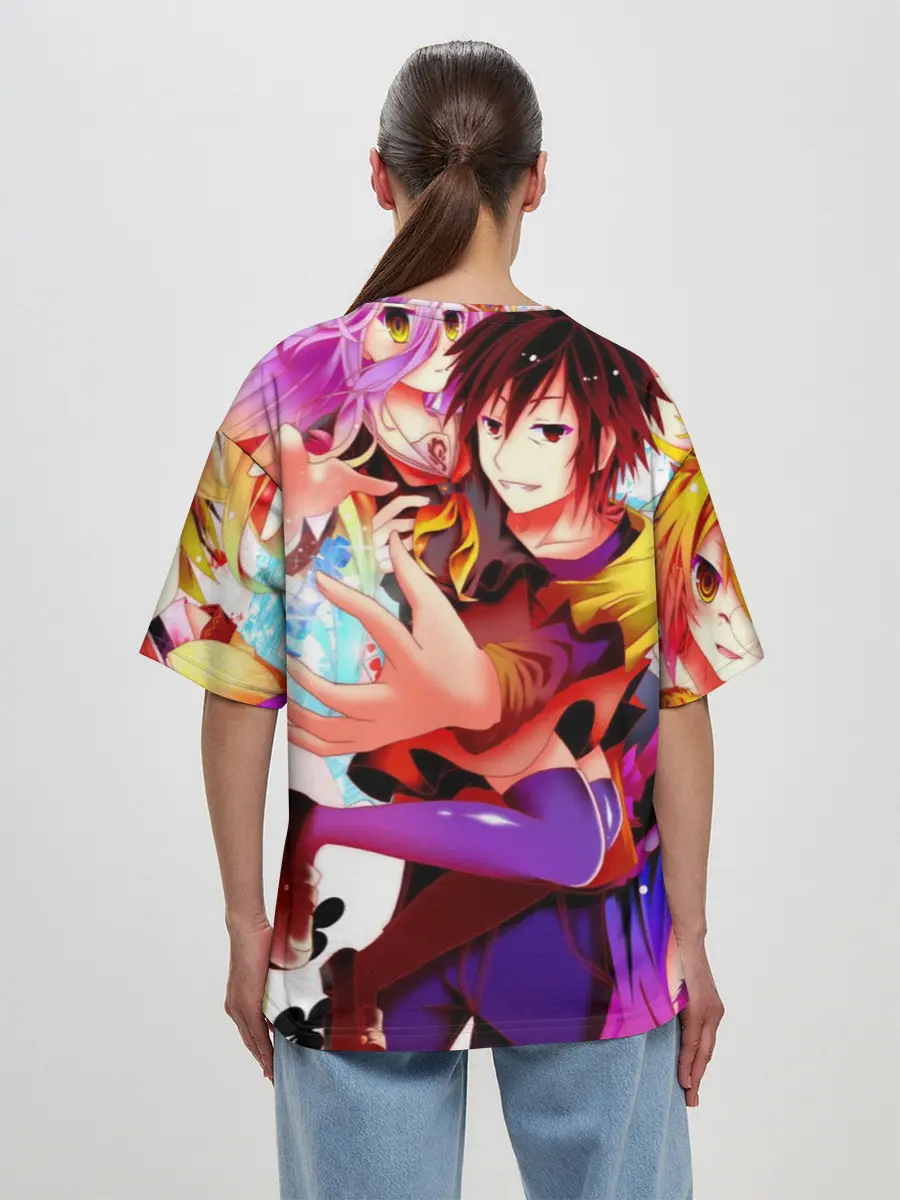 Женская футболка оверсайз / Персонажи аниме