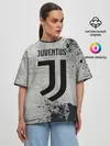 Женская футболка оверсайз / JUVENTUS.