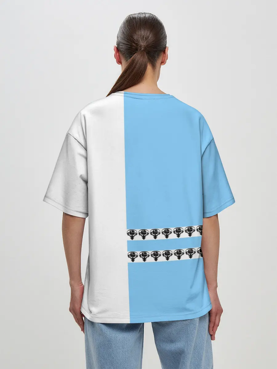 Женская футболка оверсайз / Drum and bass