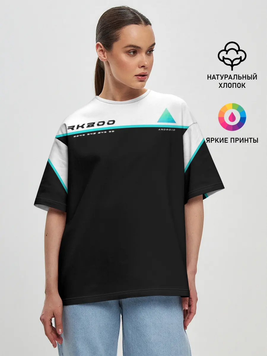 Женская футболка оверсайз / Detroit RK800