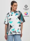 Женская футболка оверсайз / TRIANGLE