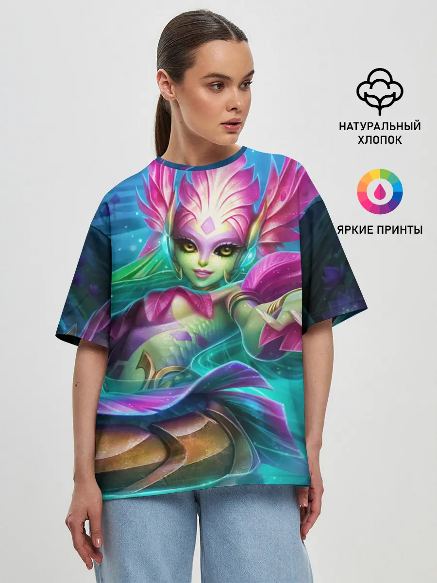 Женская футболка оверсайз / Nami | League of Legends