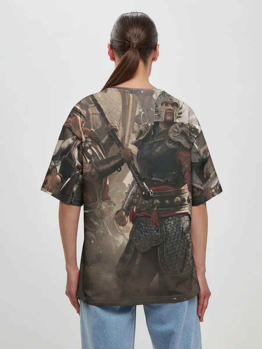 Женская футболка оверсайз / FOR HONOR