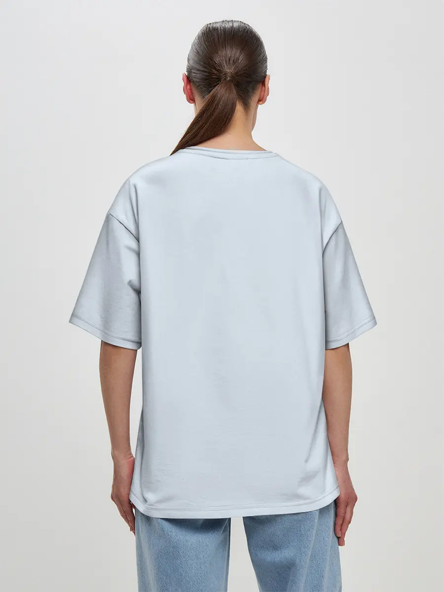 Женская футболка оверсайз / HANK & CONNOR