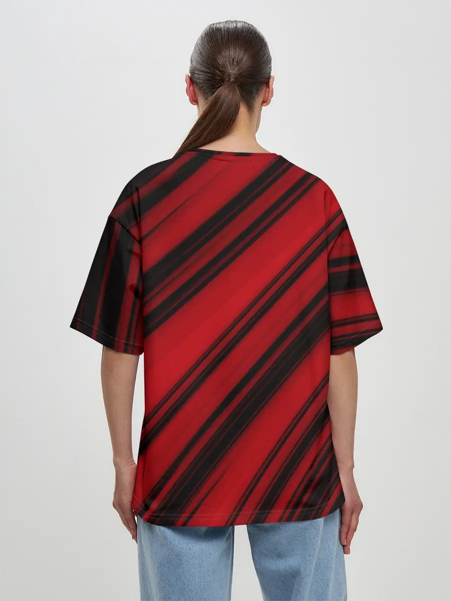 Женская футболка оверсайз / RONALDO JUVE SPORT