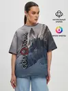 Женская футболка оверсайз / God of War