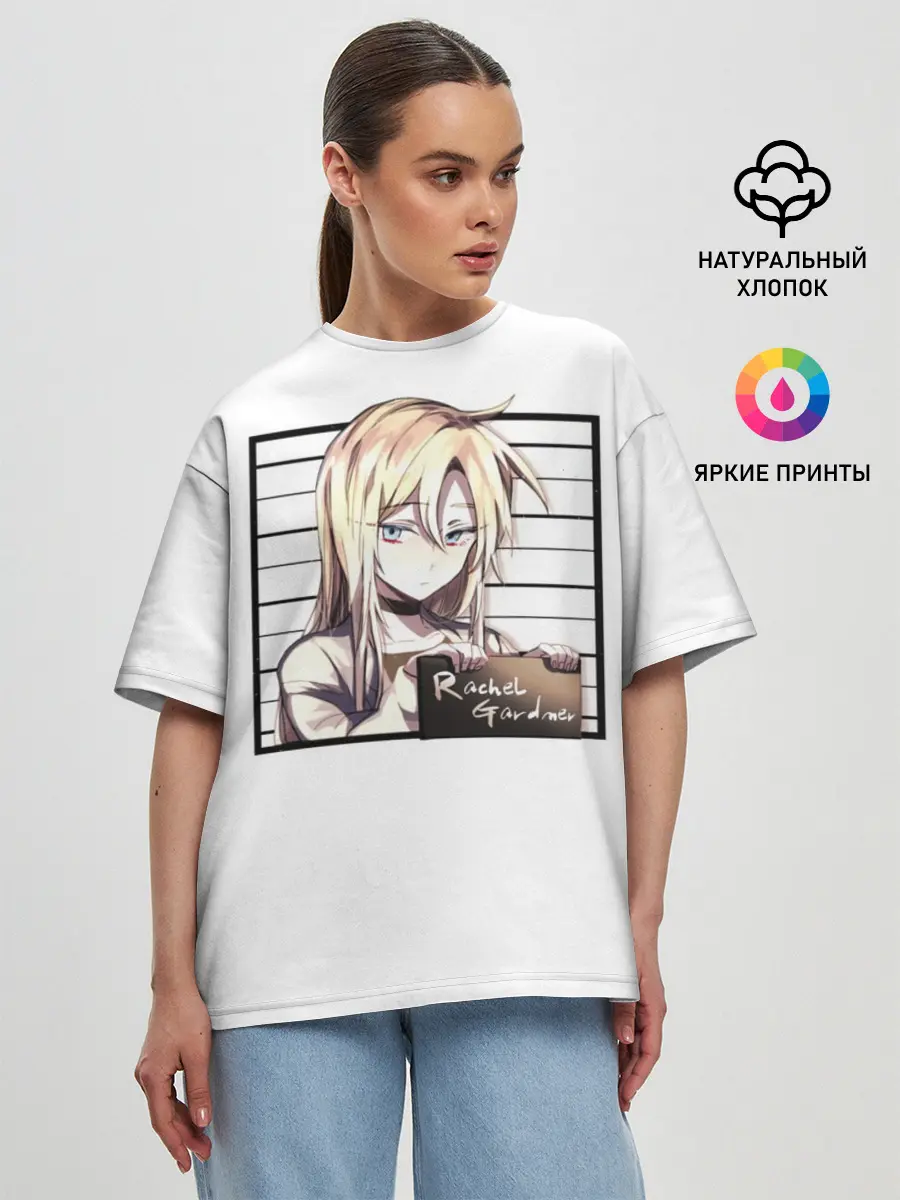 Женская футболка оверсайз / Rachel Gardner