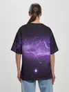 Женская футболка оверсайз / BTS SPACЕ 3D / БТС КОСМОС