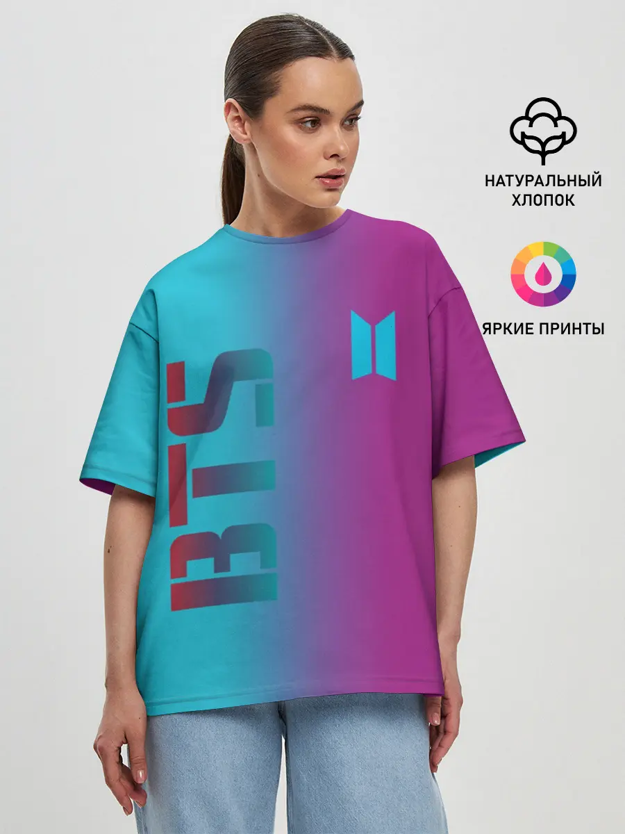 Женская футболка оверсайз / BANGTAN BOYS