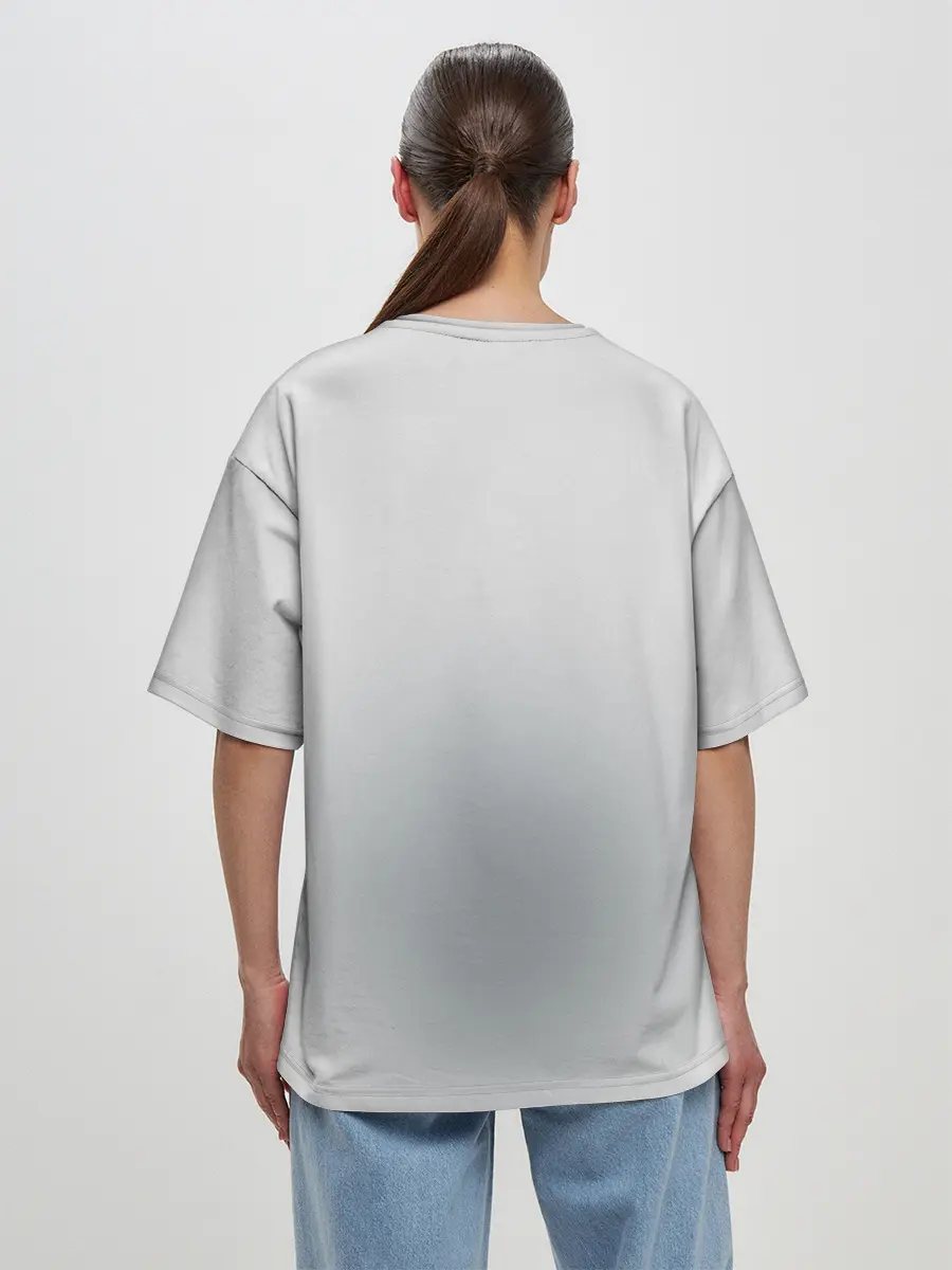 Женская футболка оверсайз / Snow