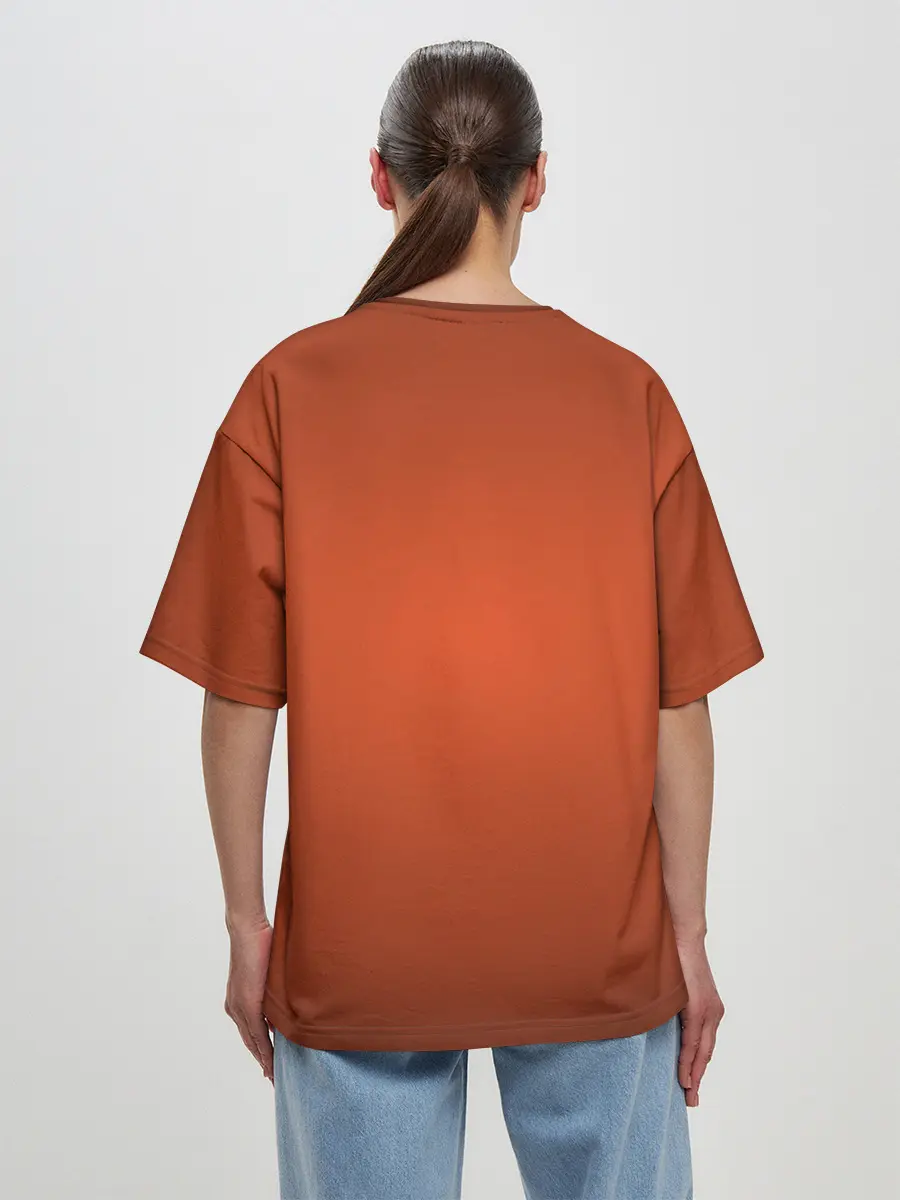 Женская футболка оверсайз / Рука хищника