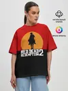 Женская футболка оверсайз / Red Dead Redemption 2