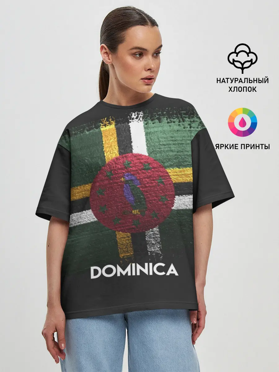 Женская футболка оверсайз / DOMINICA