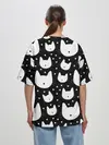 Женская футболка оверсайз / Love Cats Pattern