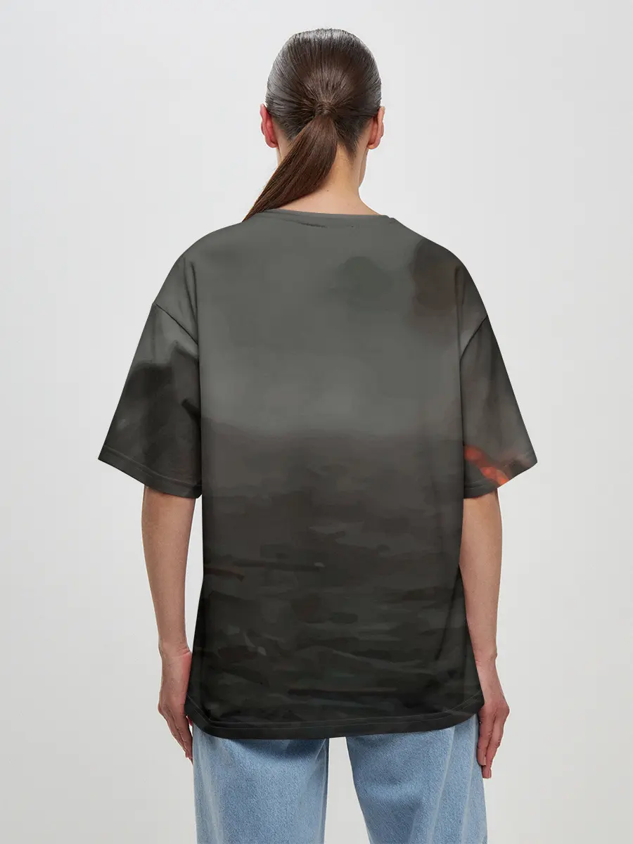 Женская футболка оверсайз / Dark Souls