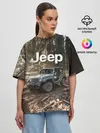 Женская футболка оверсайз / Jeep