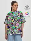 Женская футболка оверсайз / Экран профилактики