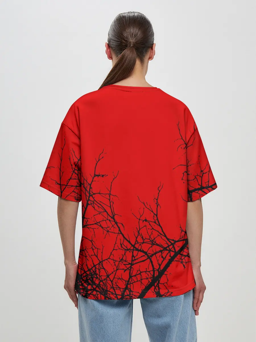 Женская футболка оверсайз / Dead by Daylight