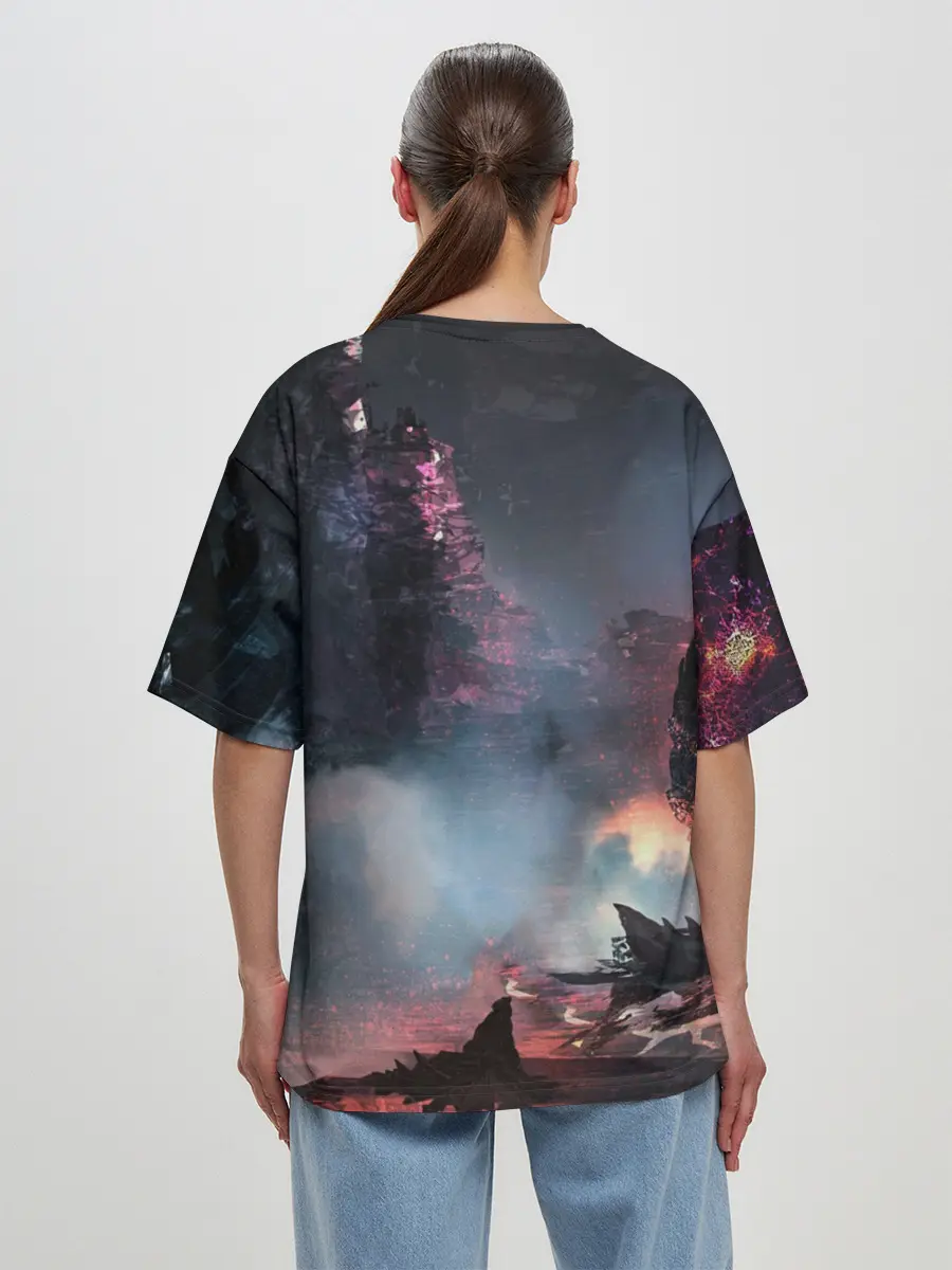 Женская футболка оверсайз / THE ELDER SCROLLS