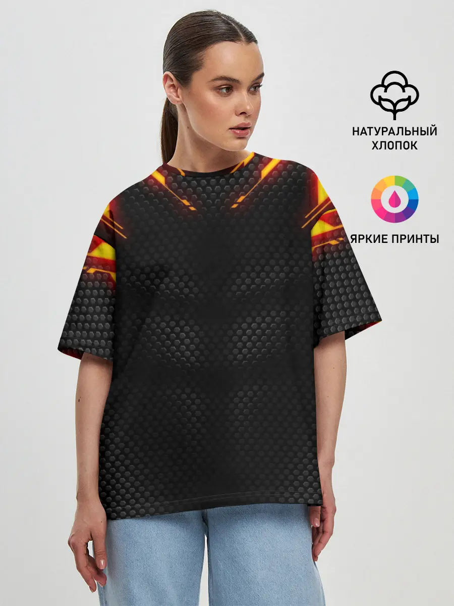 Женская футболка оверсайз / CYBERPUNK 2077