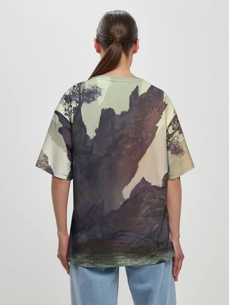 Женская футболка оверсайз / The Elder Scrolls