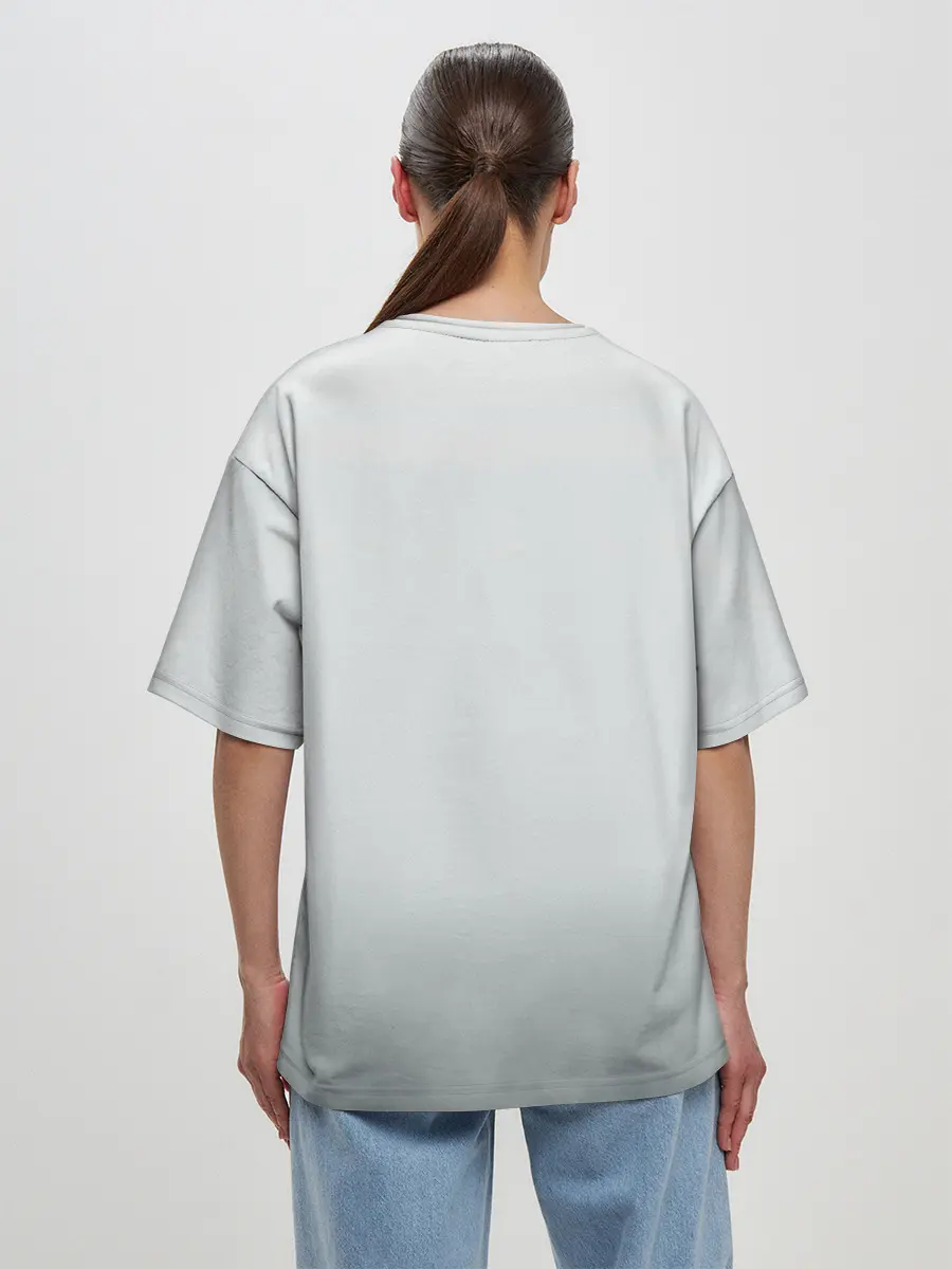 Женская футболка оверсайз / После боя