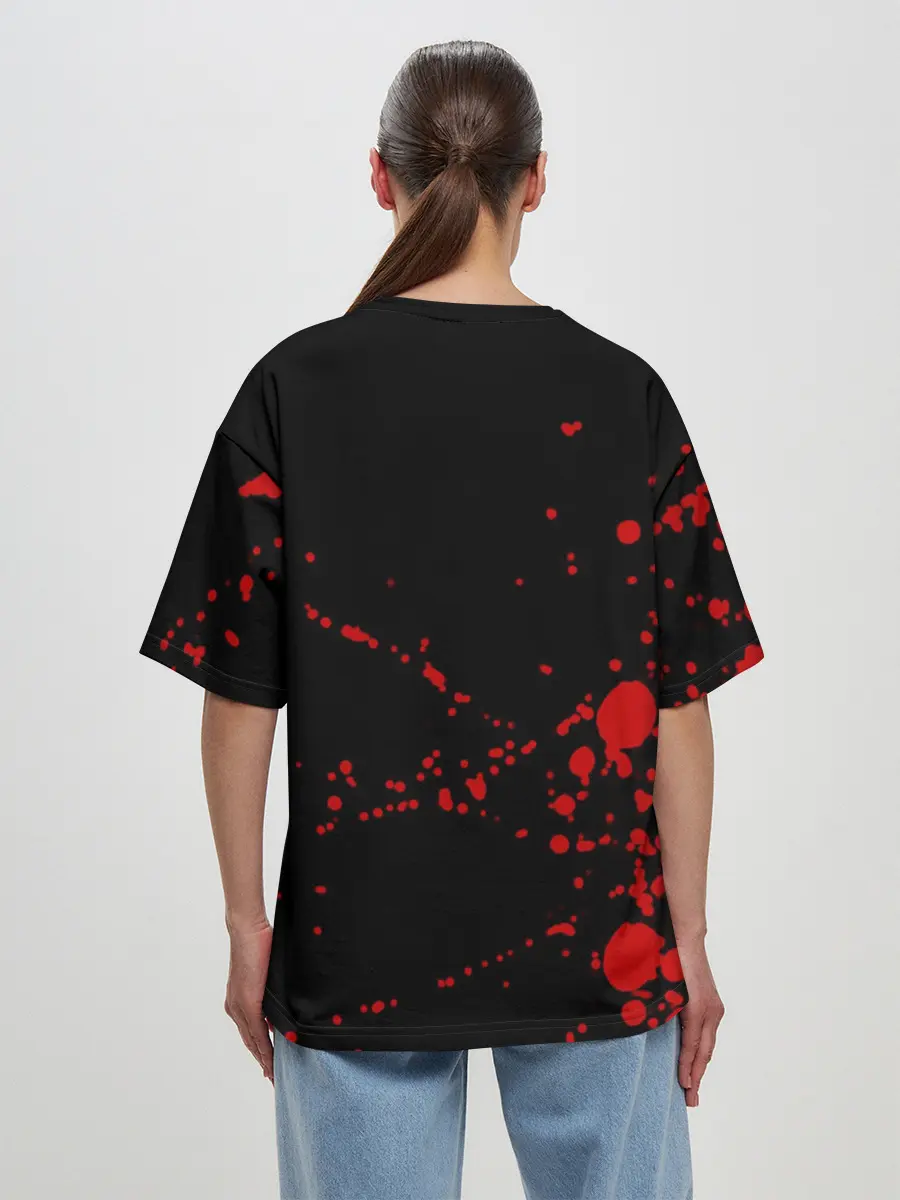 Женская футболка оверсайз / The Witcher Blood