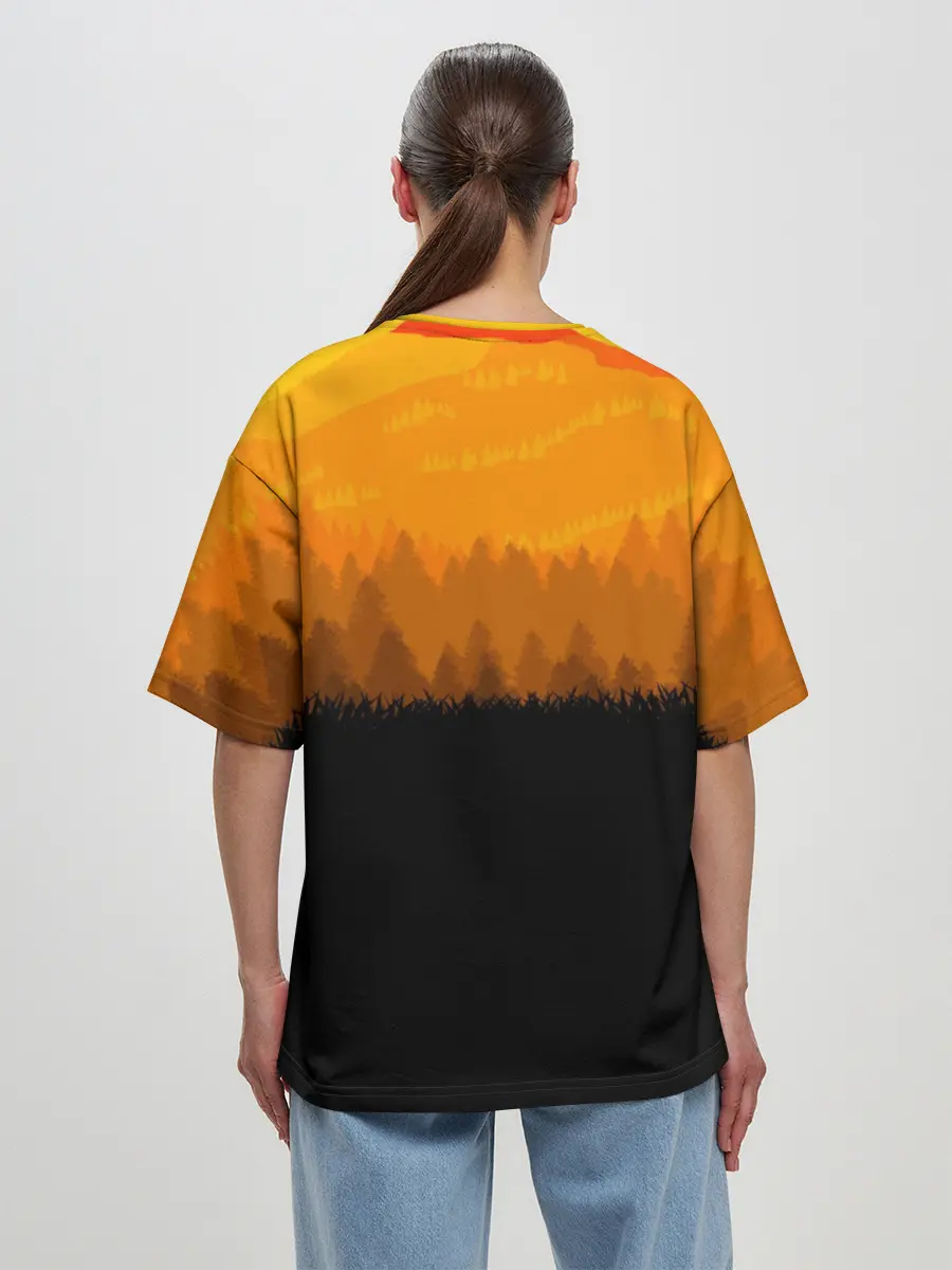 Женская футболка оверсайз / RED DEAD REDEMPTION