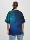 Женская футболка оверсайз / Абстракция