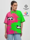 Женская футболка оверсайз / Splatoon