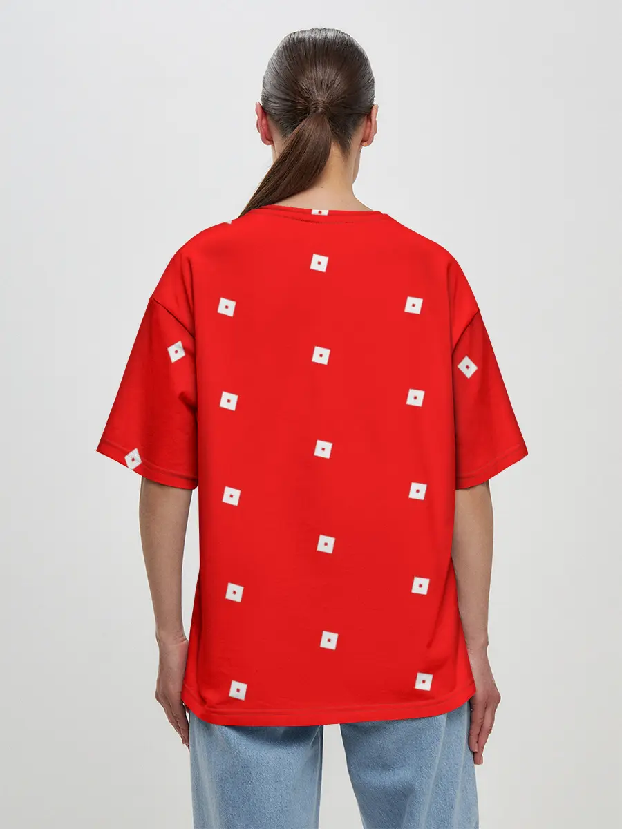 Женская футболка оверсайз / ROBLOX Head