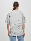 Женская футболка оверсайз / ХАОС Серый