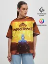 Женская футболка оверсайз / Warframe
