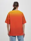 Женская футболка оверсайз / Пика - пика оранжевый