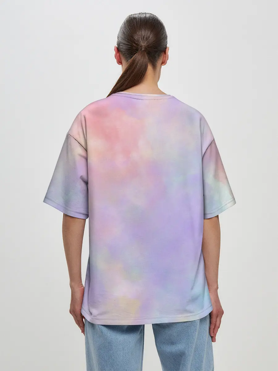 Женская футболка оверсайз / Нежный Воздушный Шар