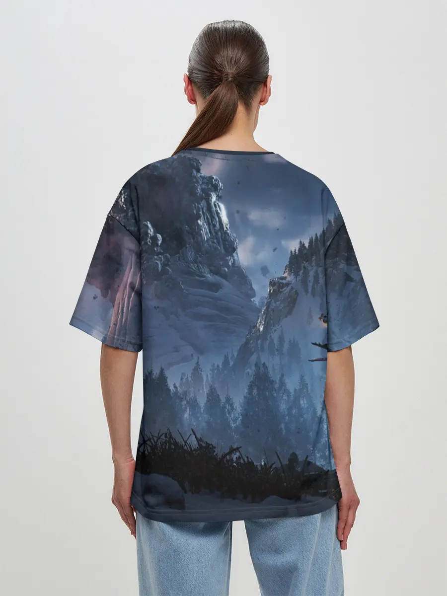 Женская футболка оверсайз / HORIZON ZERO DAWN