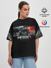 Женская футболка оверсайз / Metro Exodus