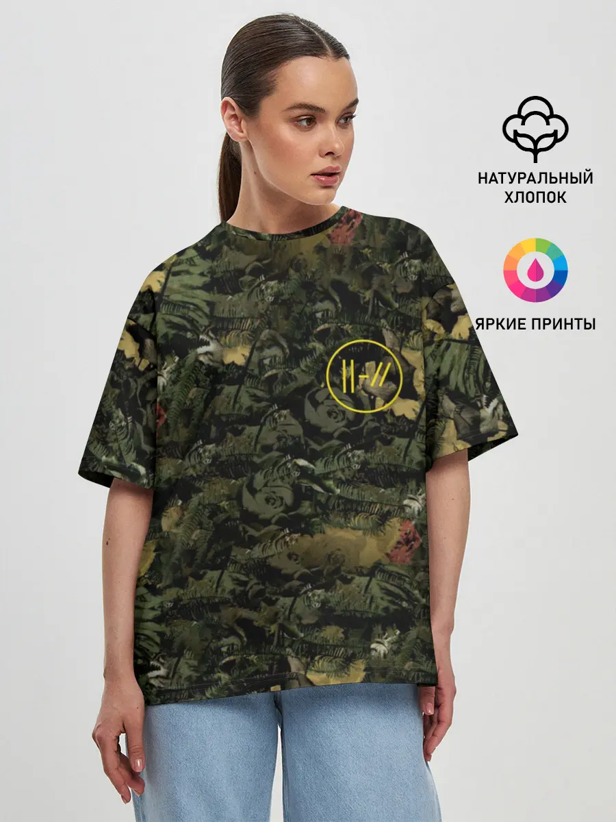 Женская футболка оверсайз / Twenty One Pilots