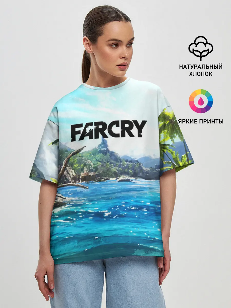 Женская футболка оверсайз / FARCRY