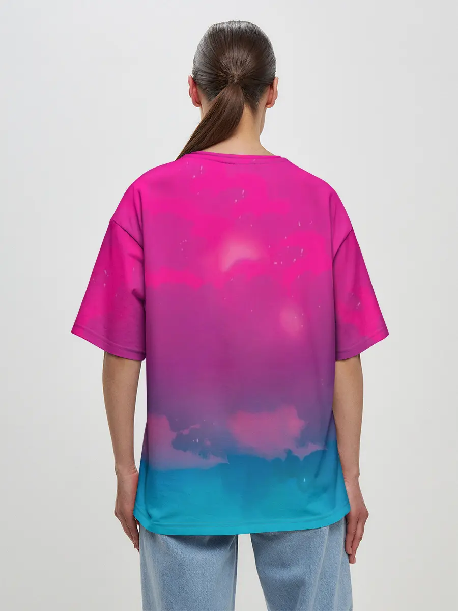 Женская футболка оверсайз / Прекрасная АСКА ЛЭНГЛИ СОРЬЮ