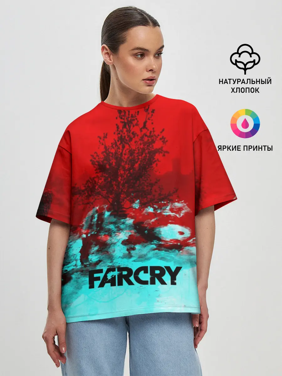 Женская футболка оверсайз / FARCRY